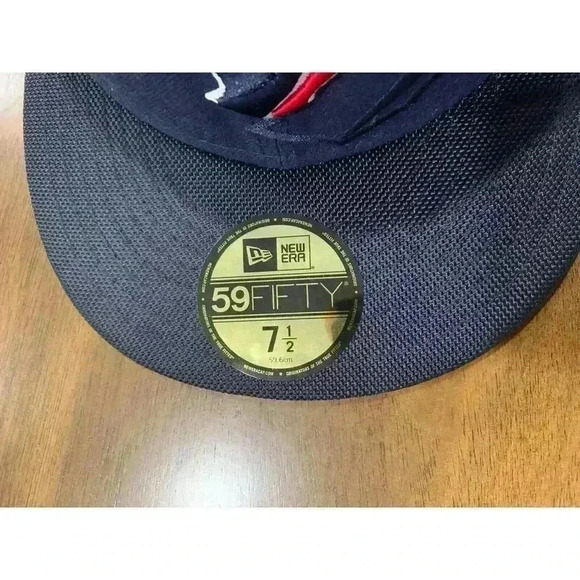 Houston Texans NFL New Era Hat Size 7 1/2 Fitted Cap (0116) - Picture 3 of 7